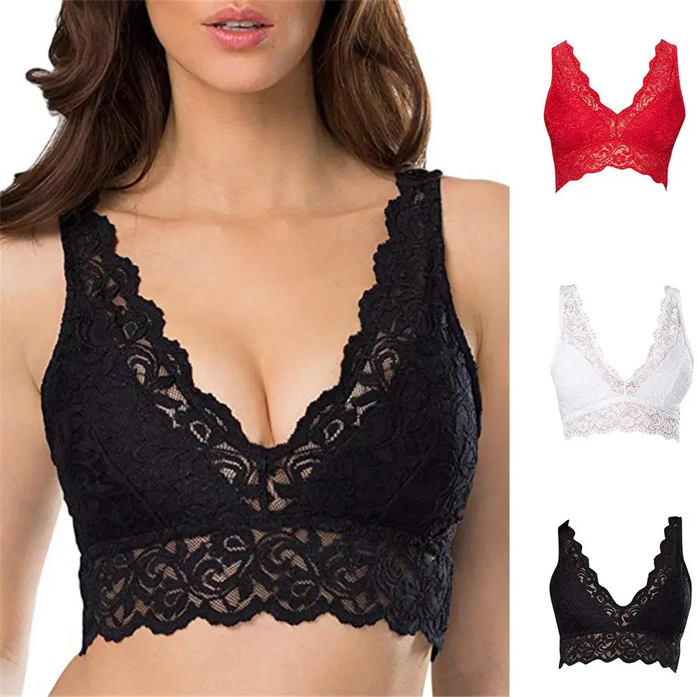 T Shirt Bra Seamless - 여성 레이스 브래지어 패딩 Bralette Bustier