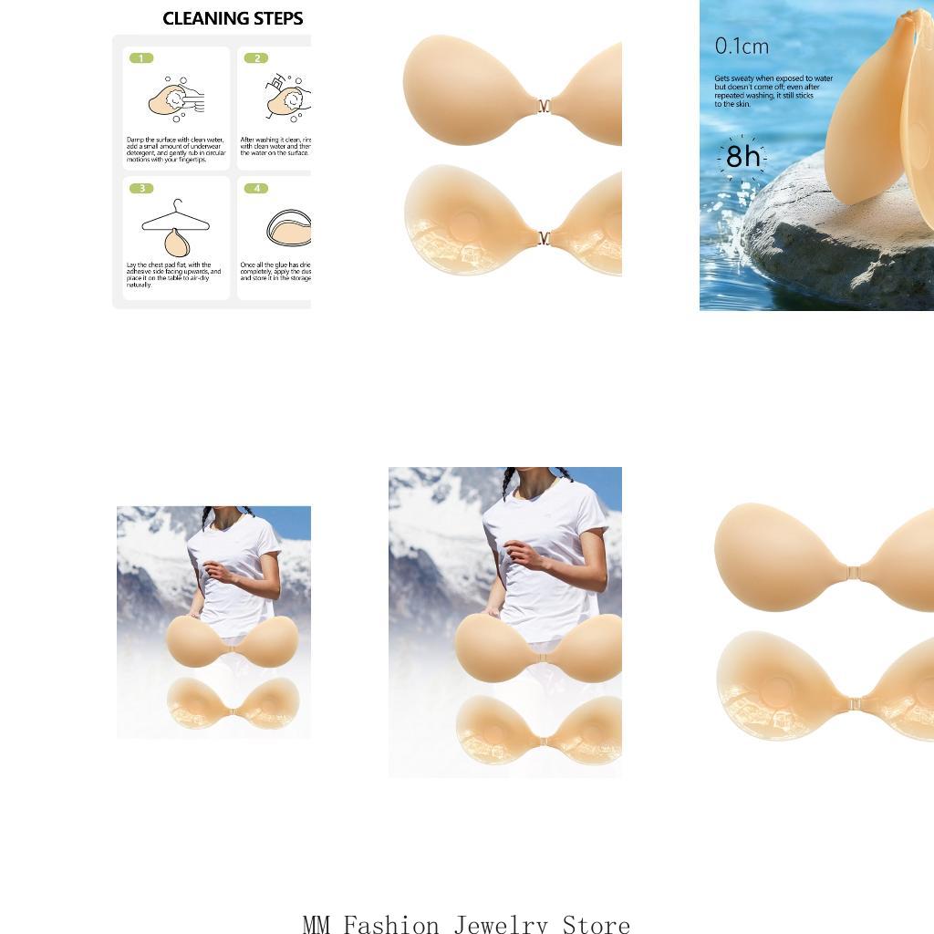 Backless Bra Sticky - Stickys 등받이 없는 푸시 업 브래지어