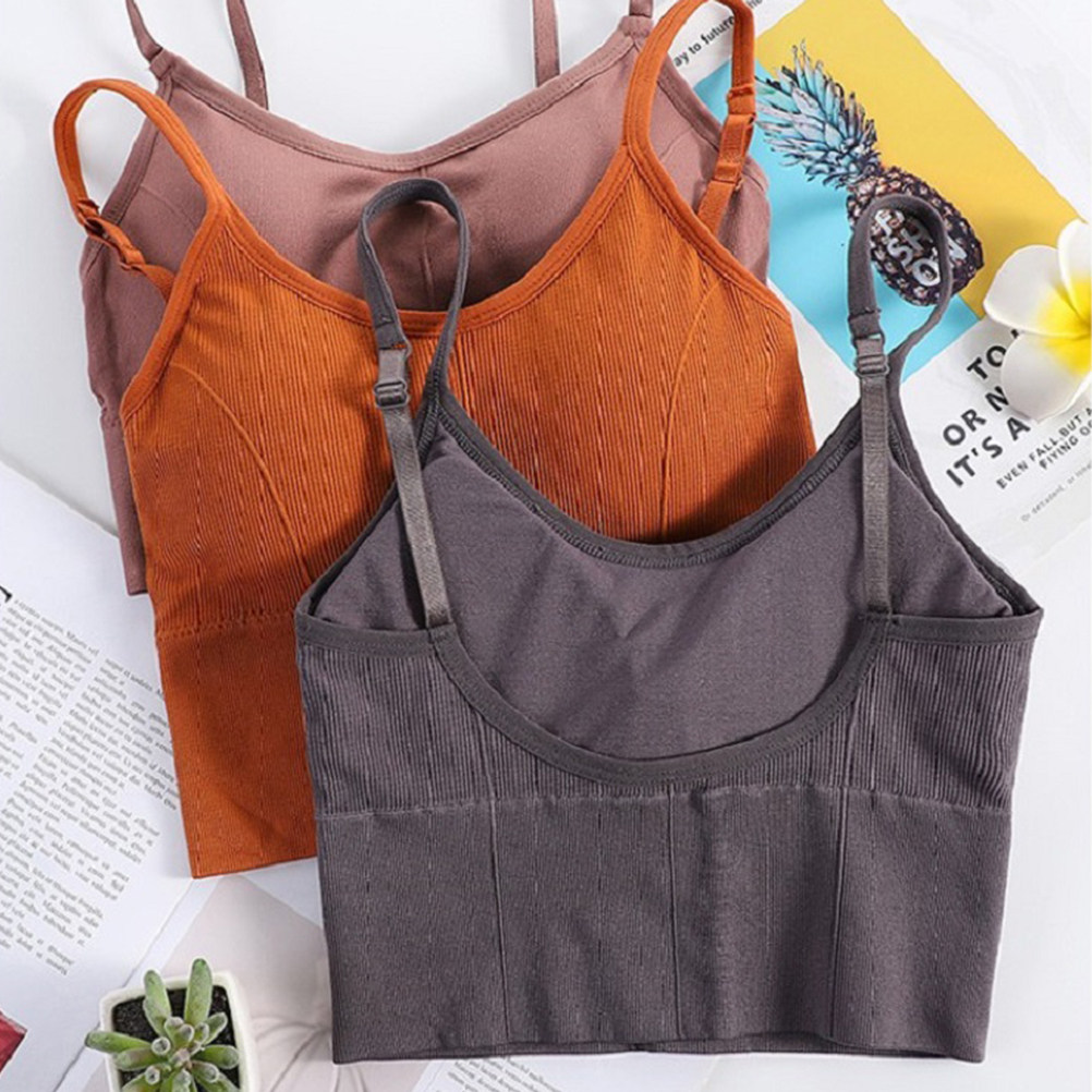 Sports Bra Racerback - 1Pcs 무선 무선 심리스 요가 브라