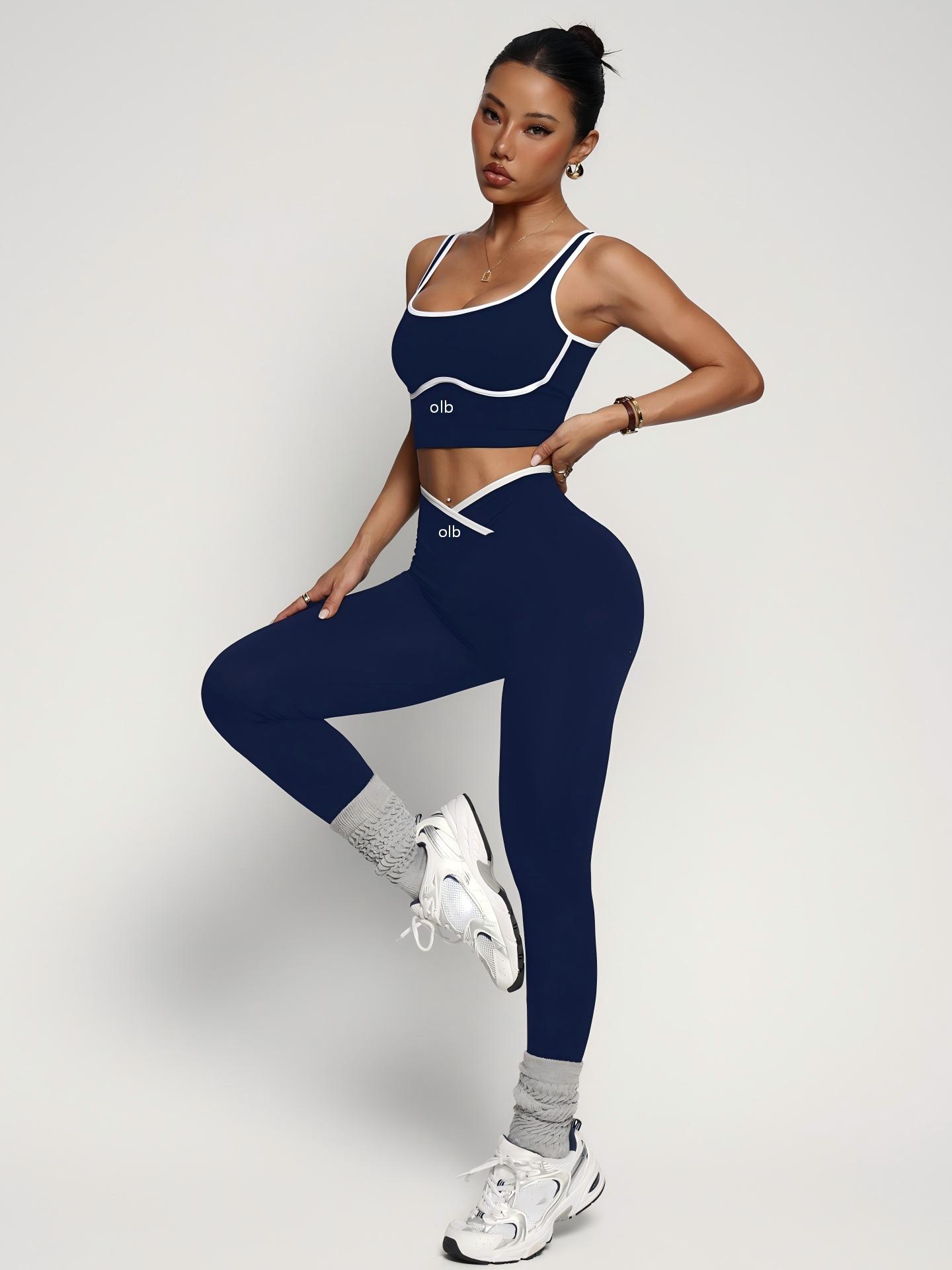 2피스 신상 스포츠 브라 베스트 팬츠 피트니스 슈트,  - Sports Bra Racerback 리뷰 및 가격