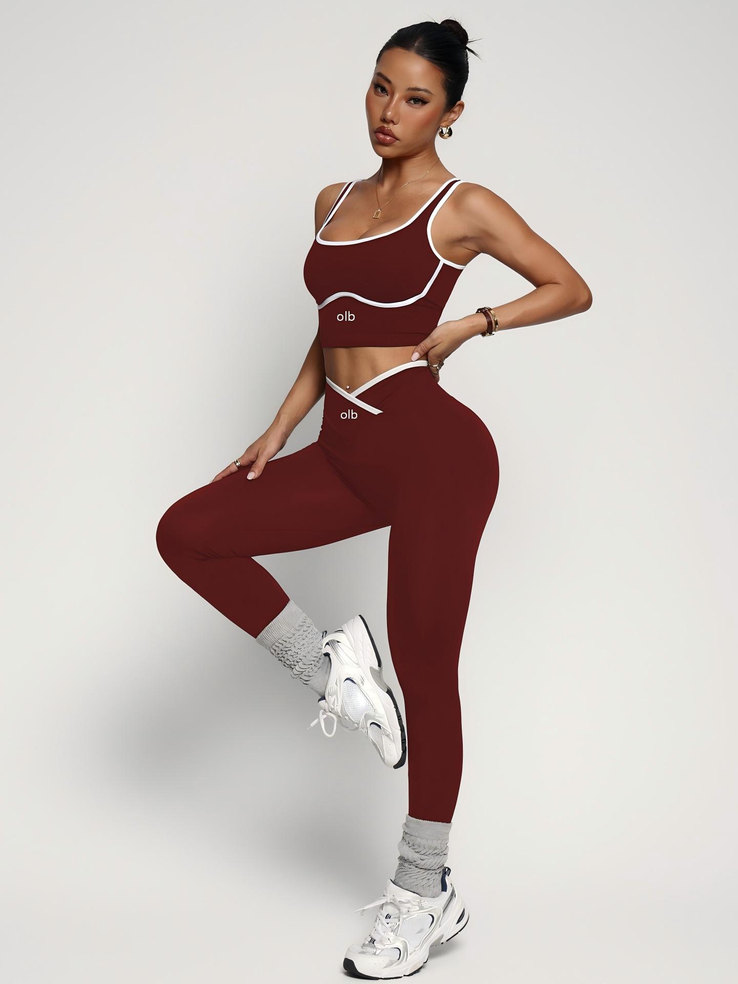 2피스 신상 스포츠 브라 베스트 팬츠 피트니스 슈트,  - Sports Bra Racerback 리뷰 및 가격