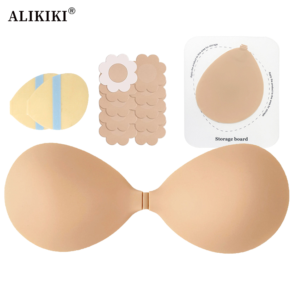 가슴 볼륨 리프팅 실리콘 스티커 브라 교체 가능한 접착 - Backless Bra Sticky 리뷰 및 가격