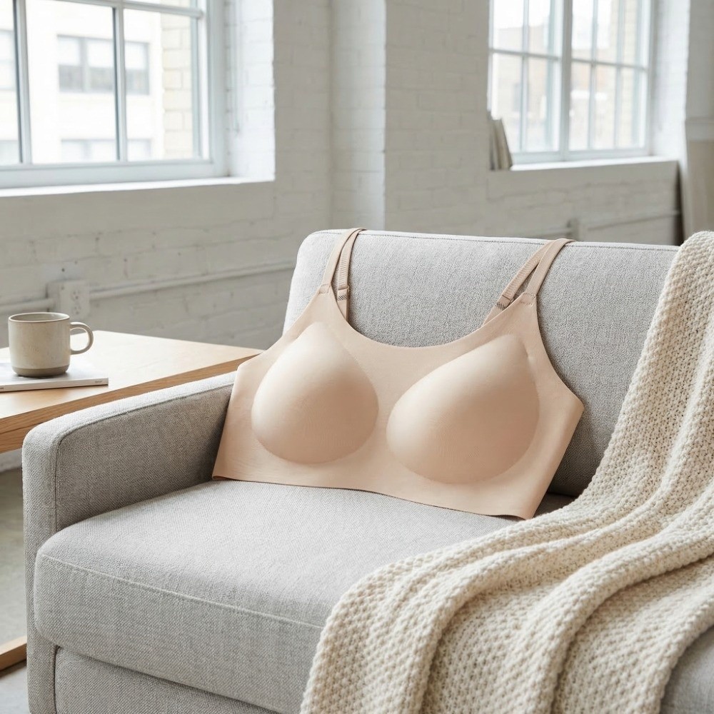 무봉제 무선 U브라 충격방지 가슴 모아주는 심리스 브라 - Wirefree Bra Comfort 리뷰 및 가격